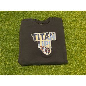 Tennessee Titans Football crew neck sweatshirt large NFL Titan Up Y2K retro